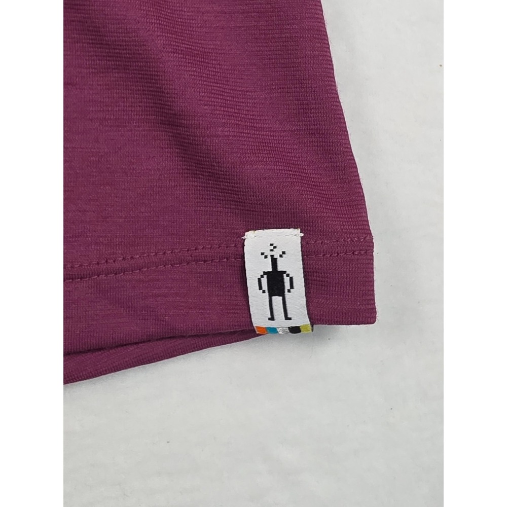Smartwool Mountain Magpie T-Shirt Merino Sport 150 Small Plum Purple Hiking - Picture 2 of 8